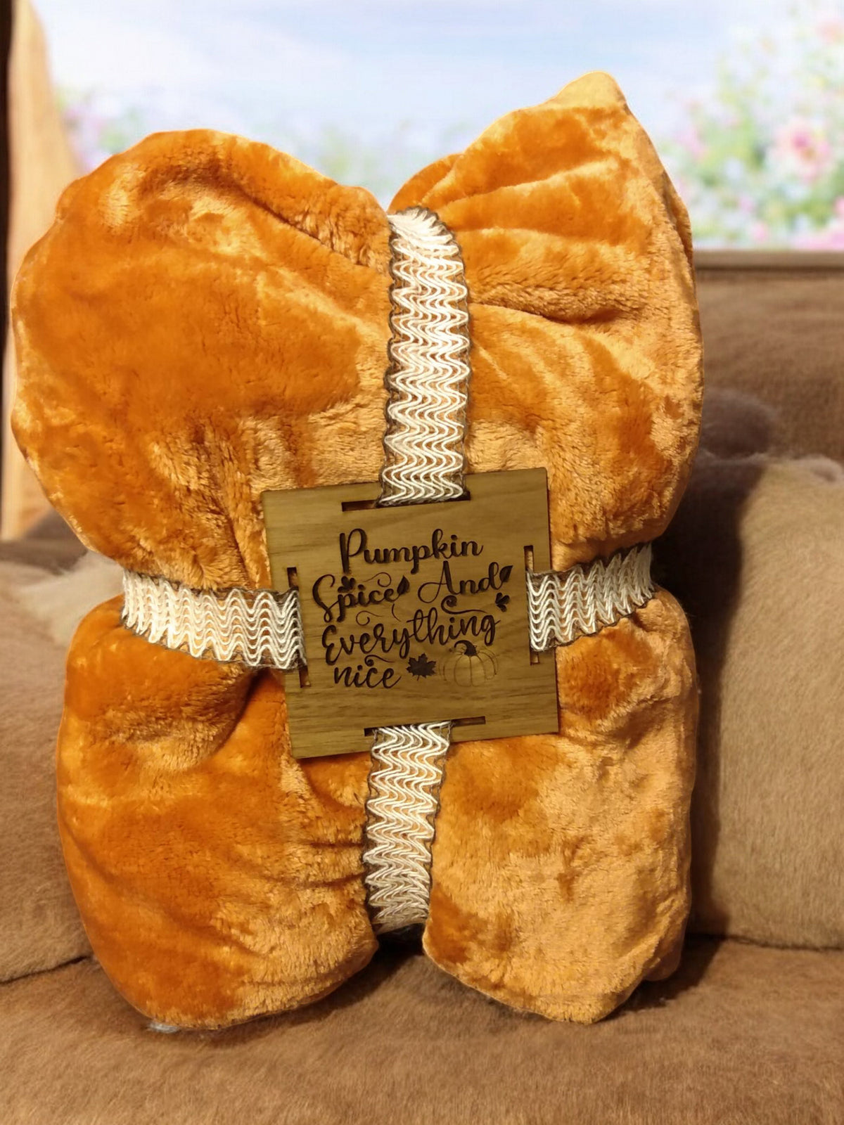 Cozy fall blanket