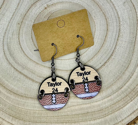 Sports earrings