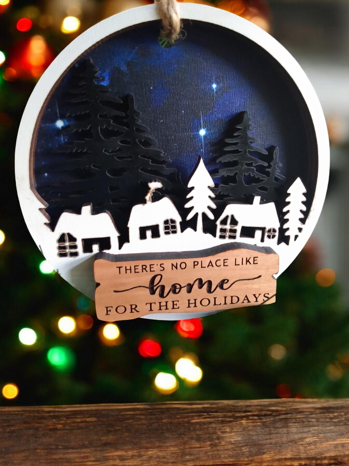 No place like home Christmas ornament